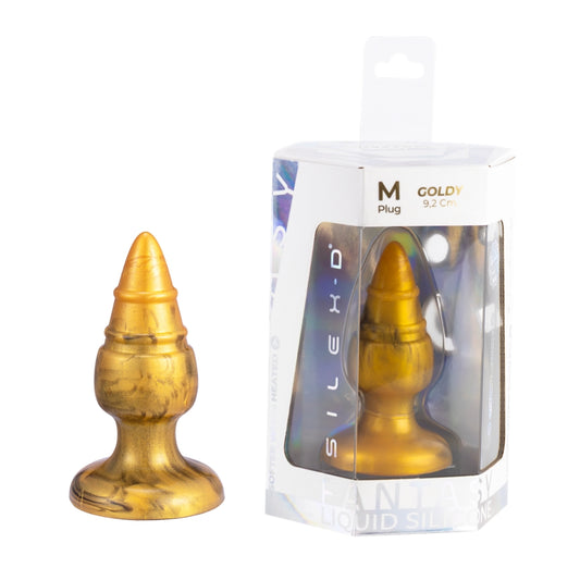 SilexD Fantasy Collection Goldy Butt Plug Medium