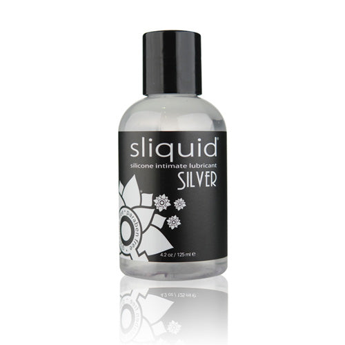 Sliquid Naturals Silver Silicone Lubricant-125ml